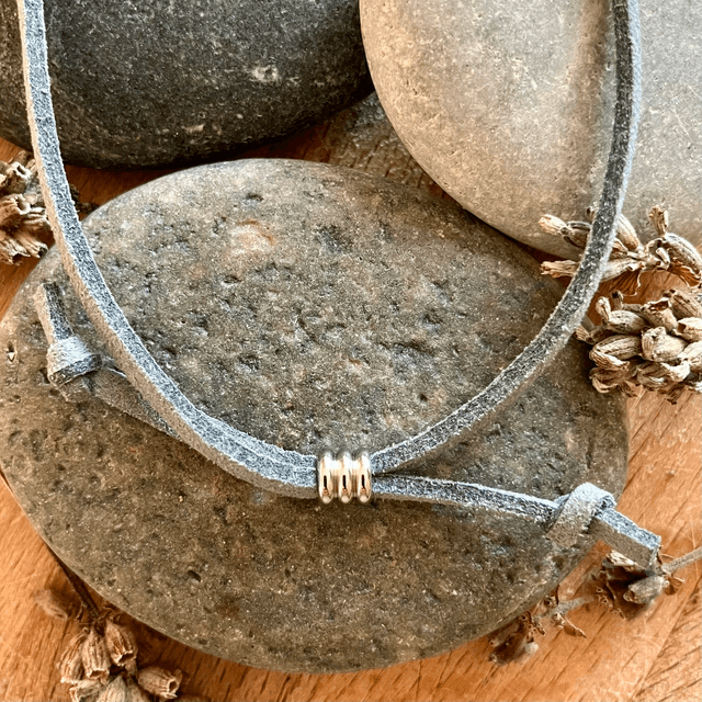 Cornish Sea Glass & Silver Star Pendant